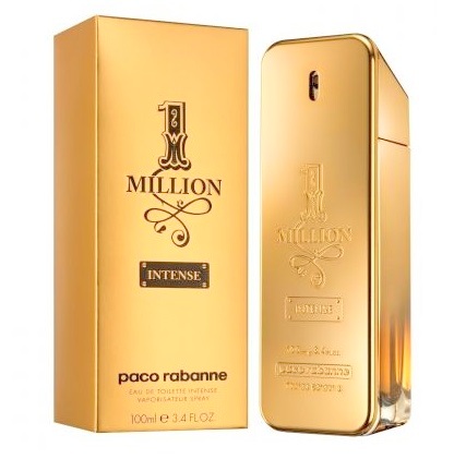 1 Million Intense Cologne by Paco Rabanne 3.4oz Eau De Toilette spray for men